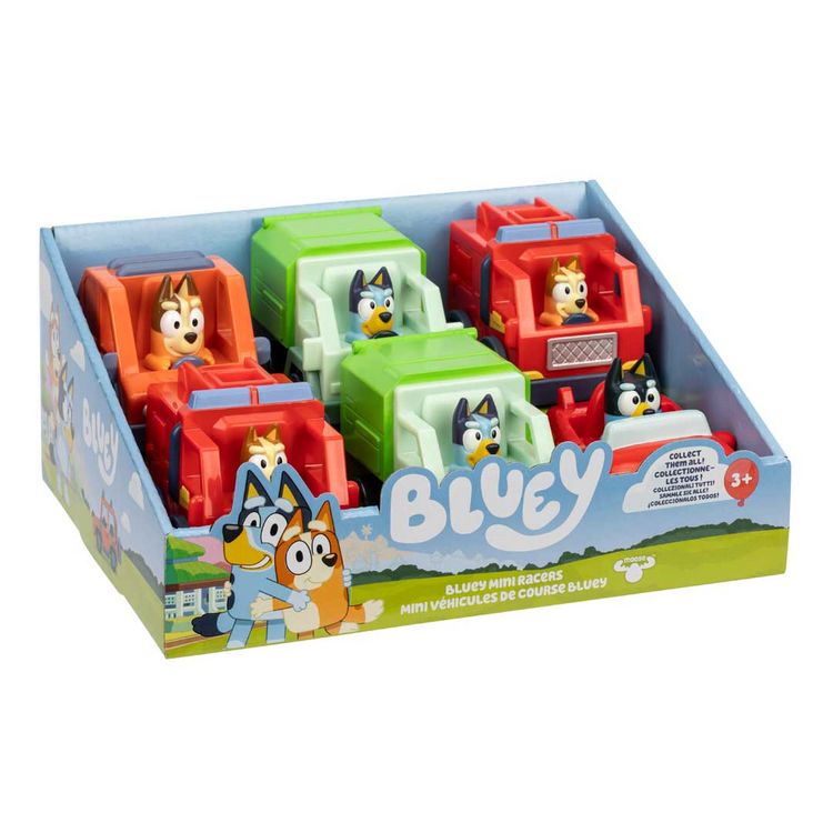 Produktbild: BLUEY Mini Racers Single-Pack (6er-Thekendisplay)