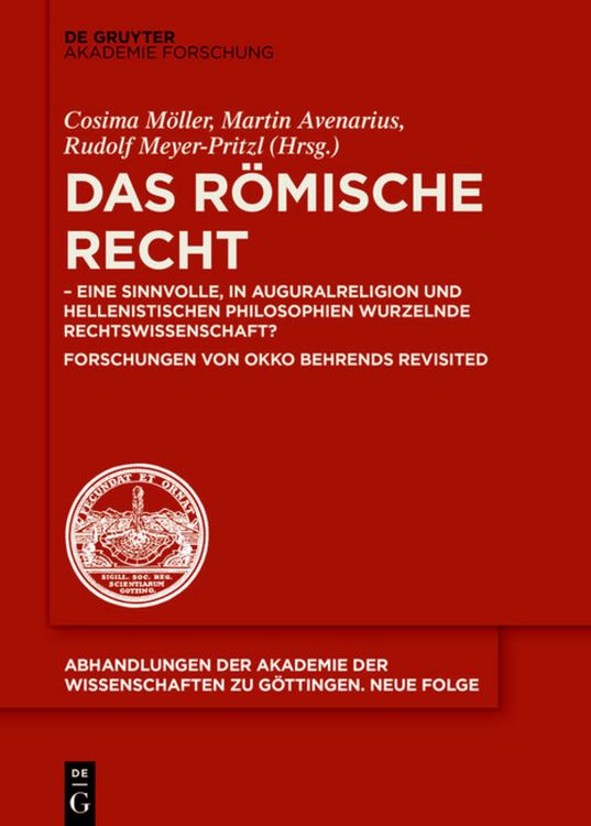 Produktbild: Das R&ouml;mische Recht