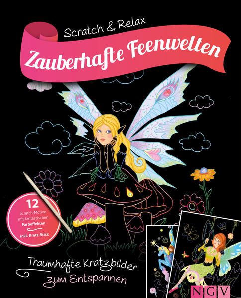 Produktbild: Zauberhafte Feenwelten - Kratzbuch f&uuml;r Kinder ab 6 Jahren