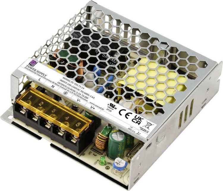 Produktbild: TRU COMPONENTS TC-13496732 Netzteil / Stromversorgung 24 V/DC 3.2A 76.8W