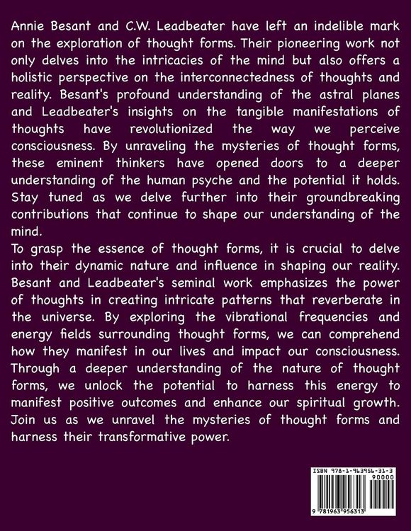 Produktbild: Thought-Forms