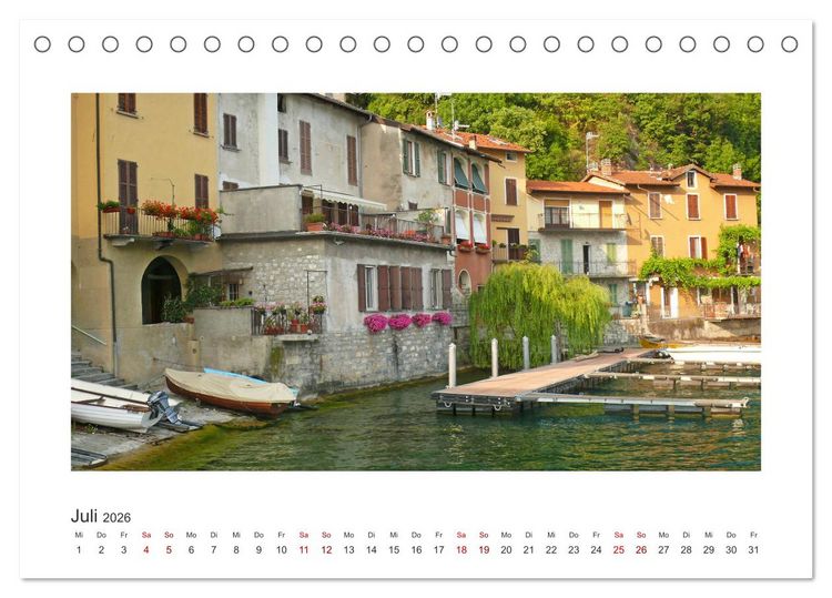 Produktbild: Valsolda. Malerische D&ouml;rfer am Luganer See (Tischkalender 2026 DIN A5 quer), CALVENDO Monatskalender