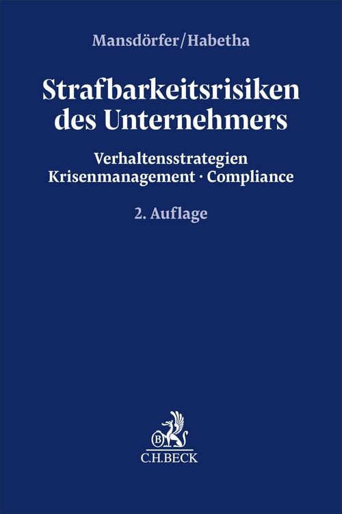 Produktbild: Strafbarkeitsrisiken des Unternehmers