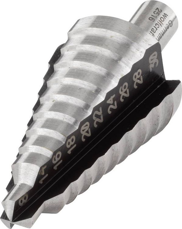 Produktbild: Wolfcraft 2516000 HSS Stufenbohrer Zylinderschaft 1St.