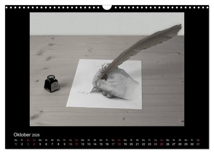 Produktbild: optische T&auml;uschungen 2026 (Wandkalender 2026 DIN A3 quer), CALVENDO Monatskalender