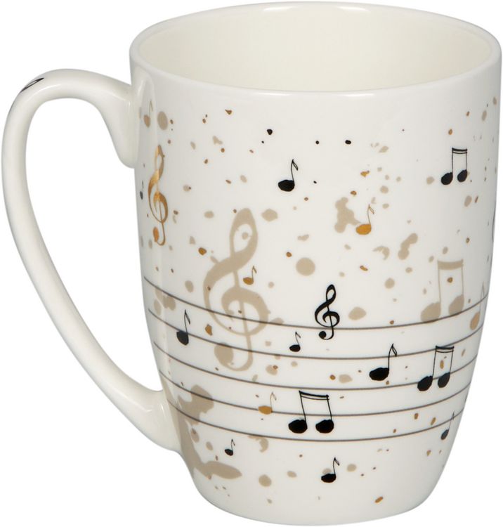 Produktbild: Porzellan-Tasse Noten - All about music