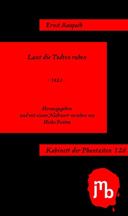 Produktbild: La&szlig;t die Todten ruhen