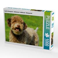 Produktbild: CALVENDO Puzzle Lagotto Romagnolo - Italienischer Tr&uuml;ffelhund - R&uuml;denportr&auml;t | 1000 Teile Lege-Gr&ouml;&szlig;e 64x48cm Foto-Puzzle f&uuml;r gl&uuml;ckliche Stunden