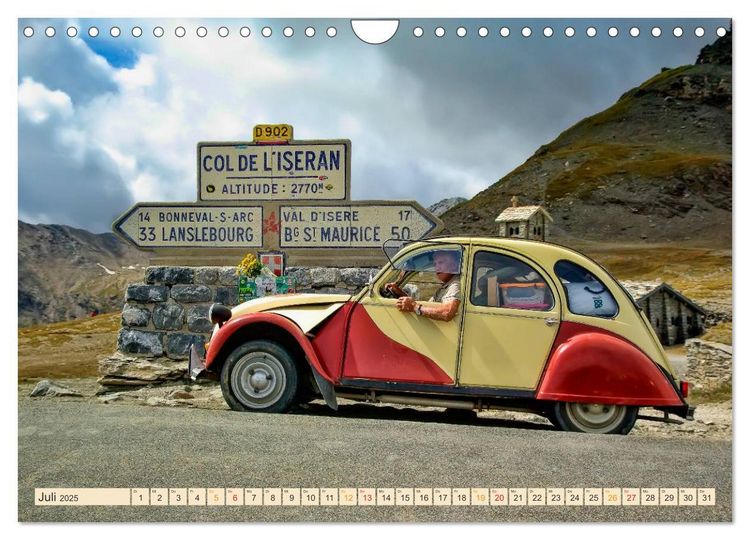 Produktbild: Citro&euml;n 2CV - die Ente (Wandkalender 2025 DIN A4 quer), CALVENDO Monatskalender