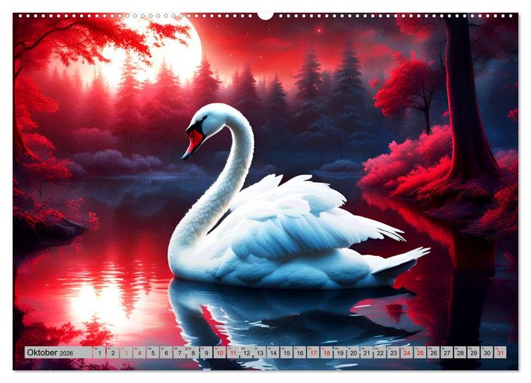 Produktbild: Mondzauberschein (Wandkalender 2026 DIN A2 quer), CALVENDO Monatskalender
