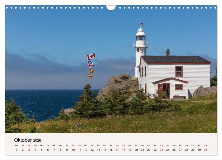 Produktbild: Neufundland Impressionen 2026 (Wandkalender 2026 DIN A3 quer), CALVENDO Monatskalender