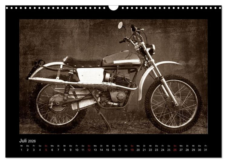 Produktbild: Motorrad Oldtimer (Wandkalender 2026 DIN A3 quer), CALVENDO Monatskalender