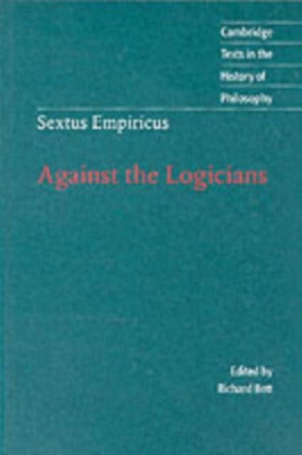 Produktbild: Sextus Empiricus: Against the Logicians