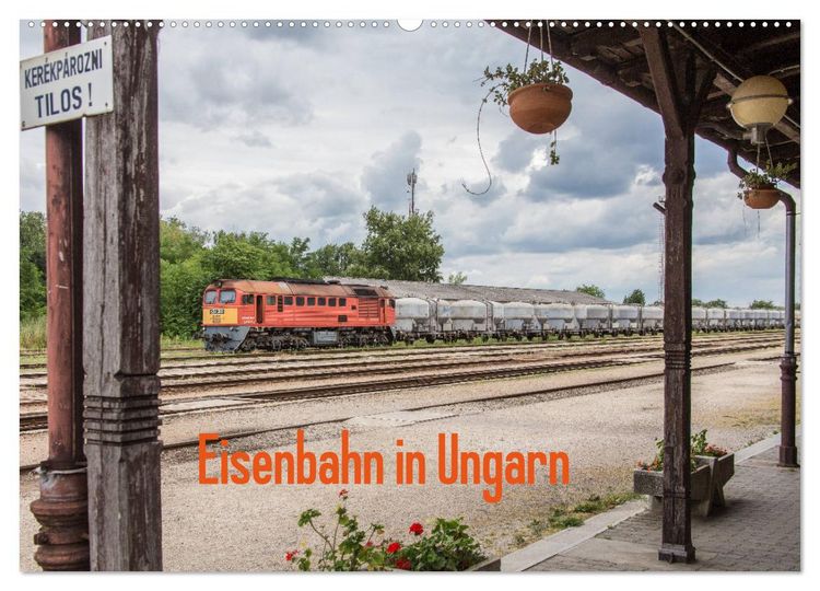 Produktbild: Eisenbahn in Ungarn (Wandkalender 2026 DIN A2 quer), CALVENDO Monatskalender