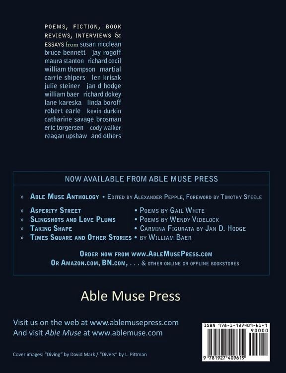 Produktbild: Able Muse, Summer 2015 (No. 19 - print edition)