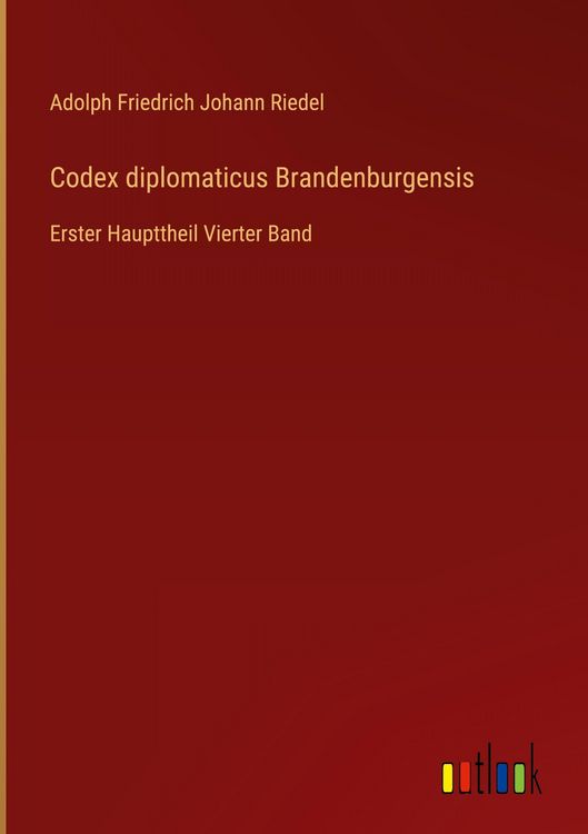 Produktbild: Codex diplomaticus Brandenburgensis