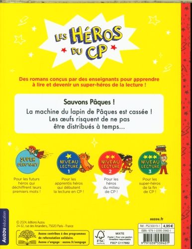 Produktbild: Les h&eacute;ros du CP. Sauvons P&acirc;ques ! : niveau lecture 2