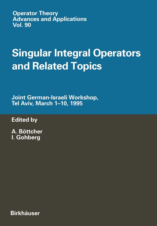 Produktbild: Singular Integral Operators and Related Topics