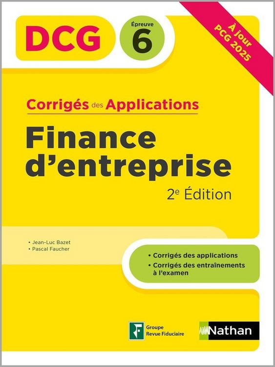 Produktbild: Finance d'entreprise dcg epreuve 6