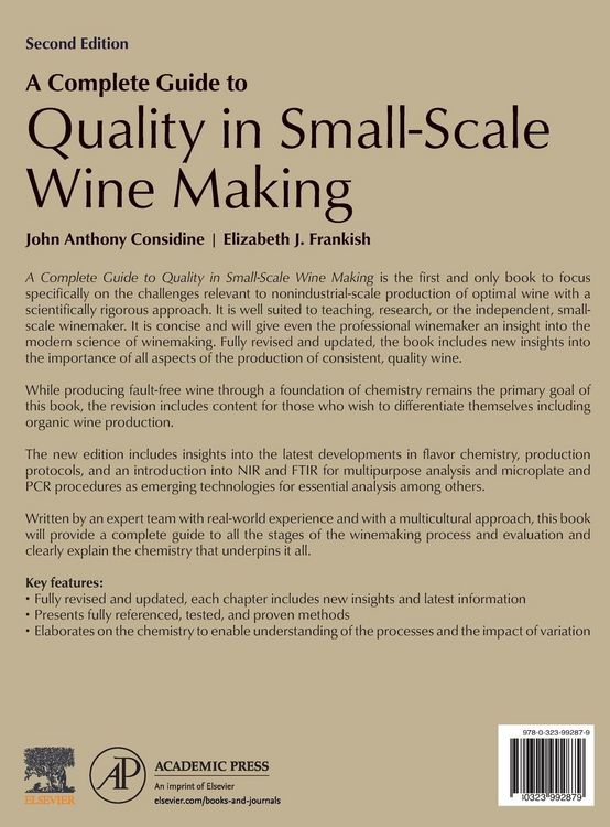 Produktbild: A Complete Guide to Quality in Small-Scale Wine Making