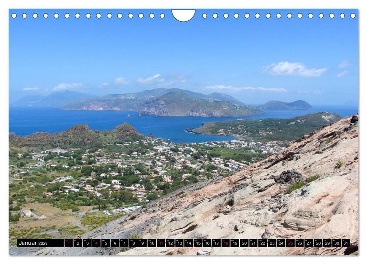 Produktbild: &Auml;olische Inseln (Wandkalender 2026 DIN A4 quer), CALVENDO Monatskalender