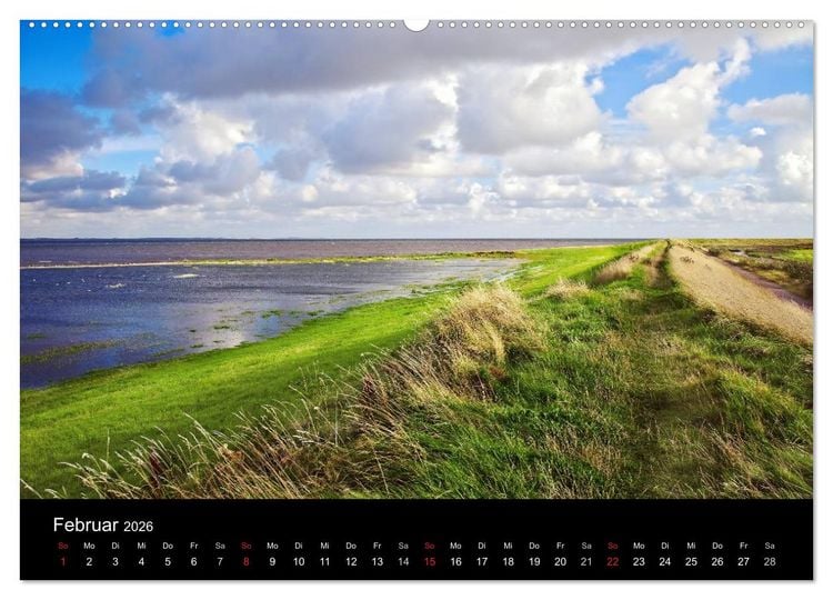 Produktbild: D&auml;nemarks Nordseek&uuml;ste (Wandkalender 2026 DIN A2 quer), CALVENDO Monatskalender