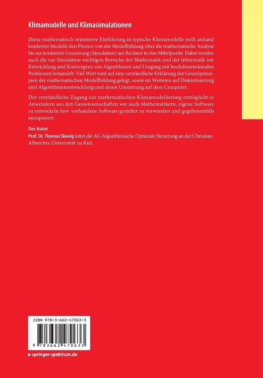 Produktbild: Klimamodelle und Klimasimulationen