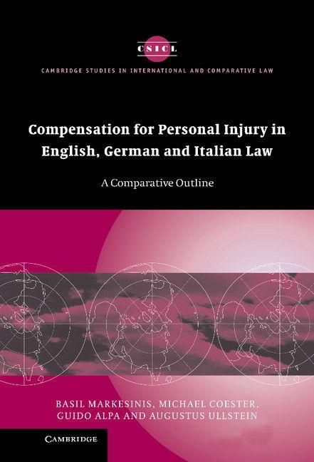 Produktbild: Compensation for Personal Injury in English, German and Italian Law