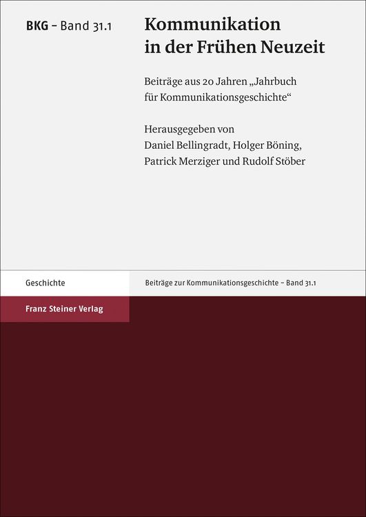 Produktbild: Kommunikation in der Fr&uuml;hen Neuzeit