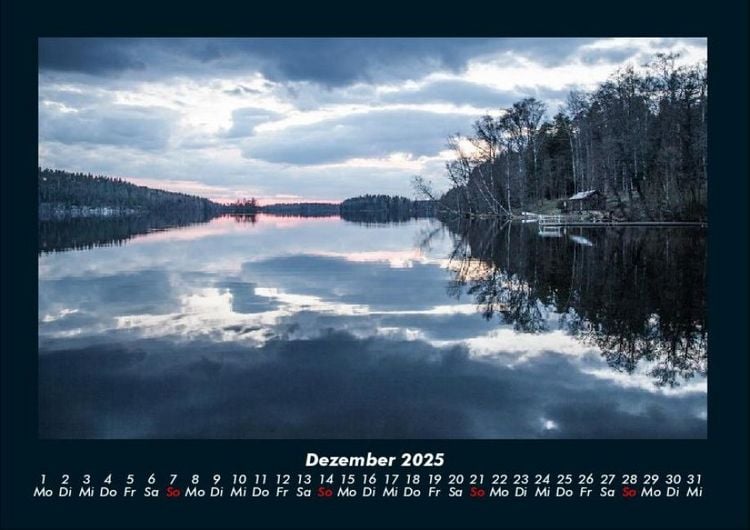 Produktbild: Die Seen der Erde 2025 Fotokalender DIN A4