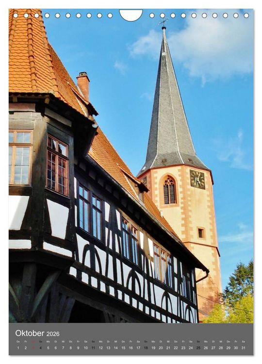 Produktbild: Kirchen und Kl&ouml;ster deutsche Kleinode (Wandkalender 2026 DIN A4 hoch), CALVENDO Monatskalender