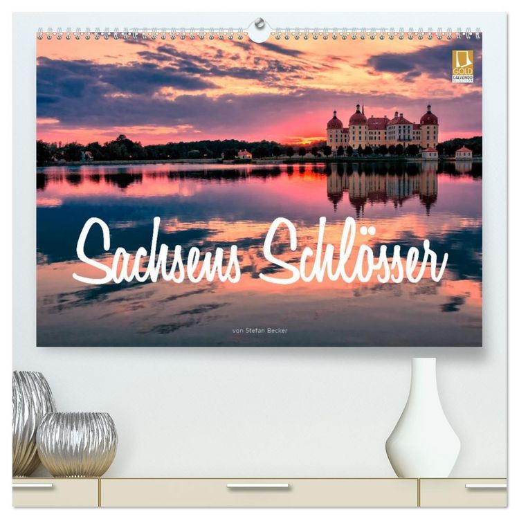 Produktbild: Sachsens Schl&ouml;sser (hochwertiger Premium Wandkalender 2026 DIN A2 quer), Kunstdruck in Hochglanz