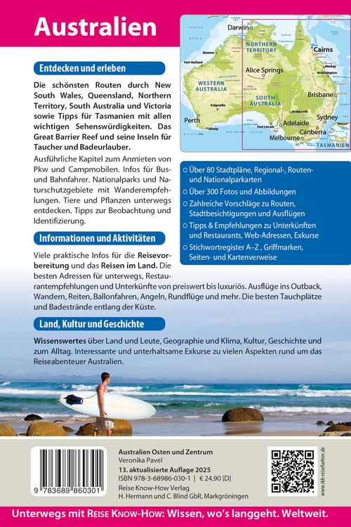 Produktbild: Reise Know-How Reisef&uuml;hrer Australien Osten und Zentrum