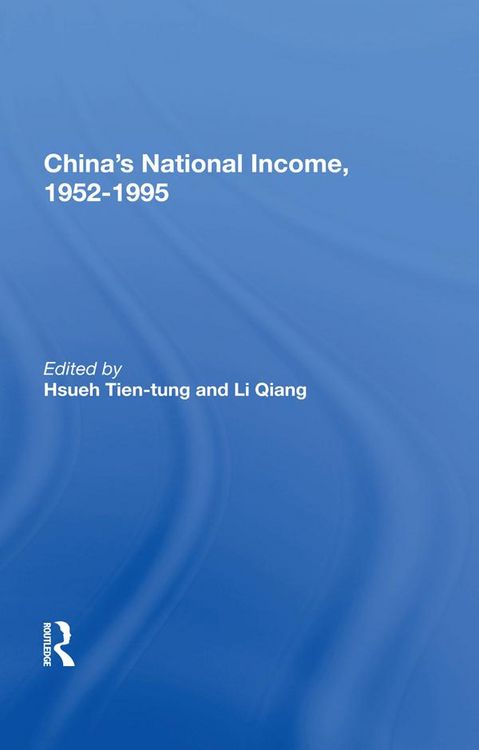 Produktbild: China's National Income, 1952-1995