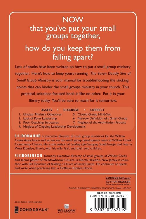 Produktbild: The Seven Deadly Sins of Small Group Ministry