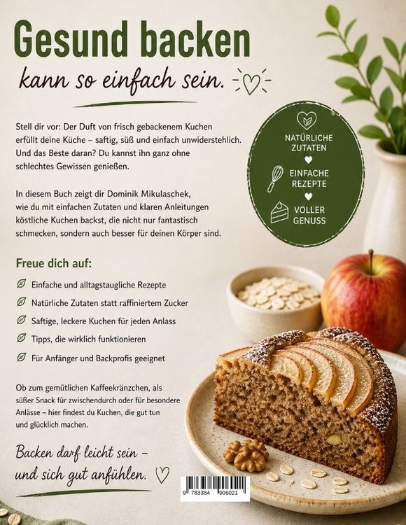 Produktbild: Gesunde Kuchen backen