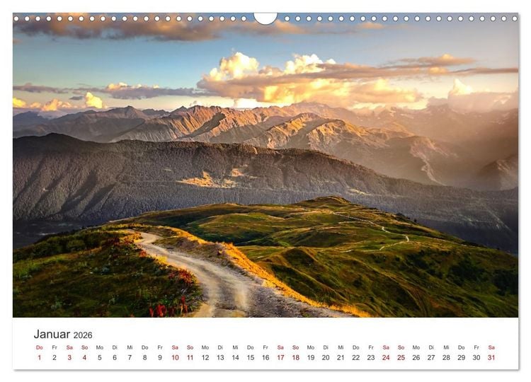 Produktbild: Georgien - Einmalige Landschaften (Wandkalender 2026 DIN A3 quer), CALVENDO Monatskalender