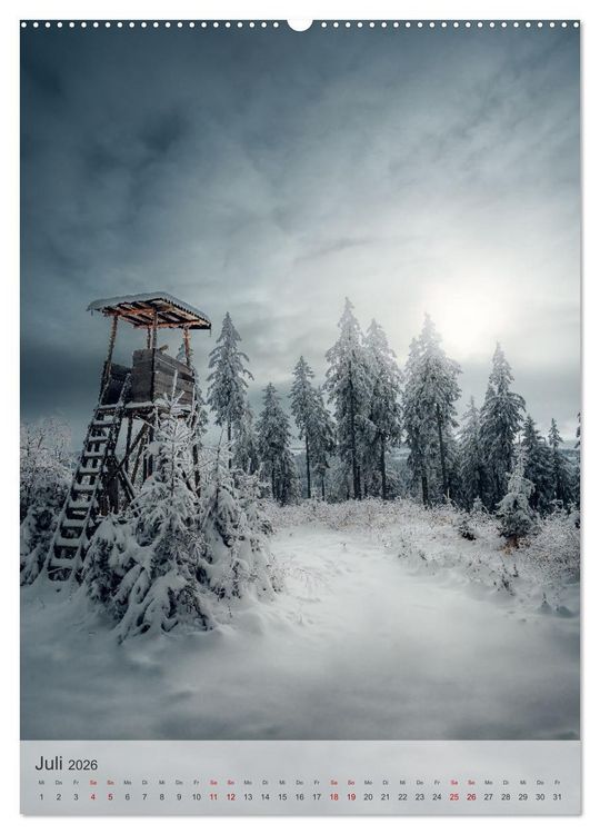 Produktbild: Winter Spaziergang (Wandkalender 2026 DIN A2 hoch), CALVENDO Monatskalender