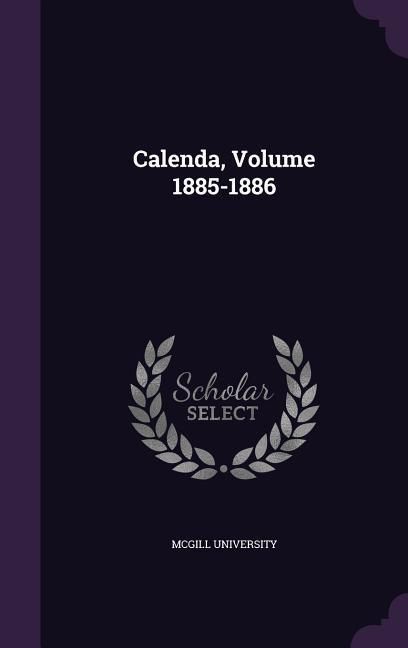 Produktbild: Calenda, Volume 1885-1886