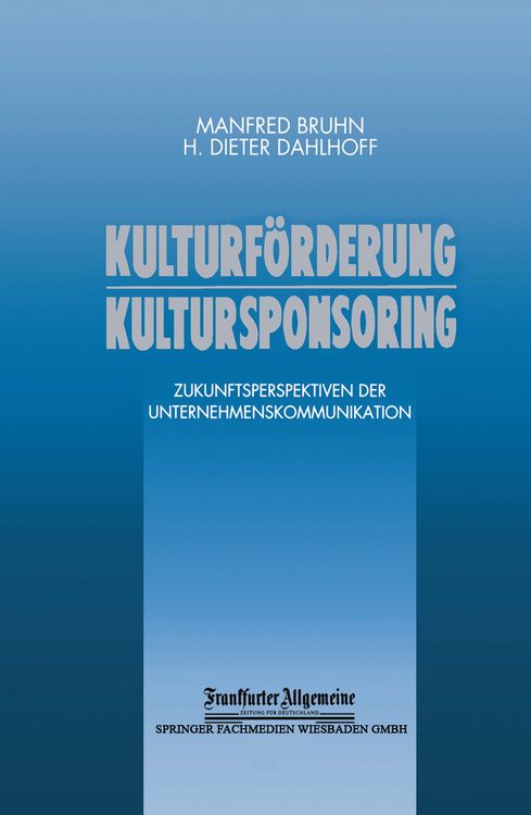 Produktbild: Kulturf&ouml;rderung Kultursponsoring