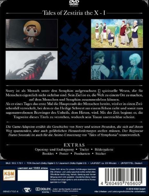 Produktbild: Tales of Zestiria - The X - Staffel 1: Episode 00-12 im limitierten Schuber [3 DVDs]