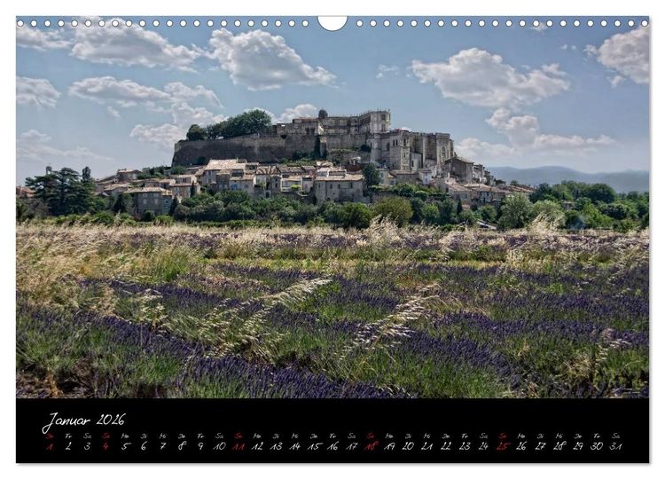 Produktbild: Provence romantique (Wandkalender 2026 DIN A3 quer), CALVENDO Monatskalender