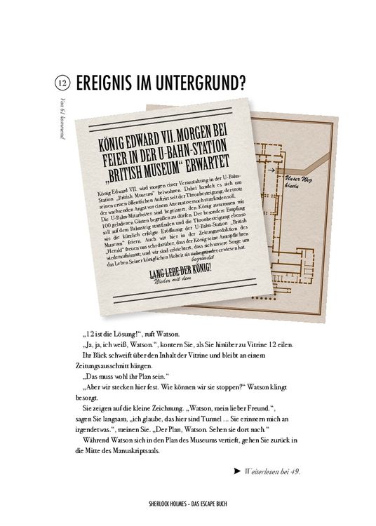 Produktbild: Sherlock Holmes - Das Escape Buch 2