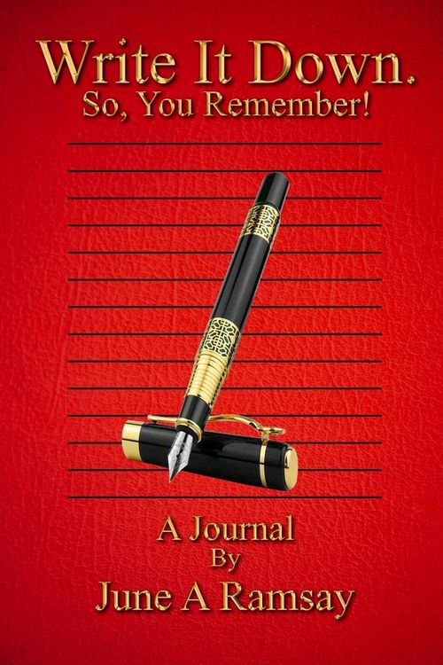 Produktbild: Write It Down. So, You Remember!