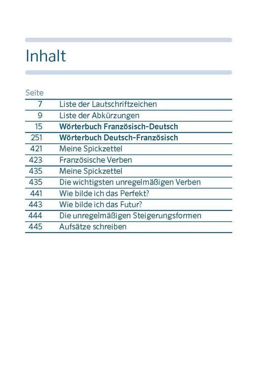 Produktbild: PONS Spick-W&ouml;rterbuch Franz&ouml;sisch f&uuml;r die Schule