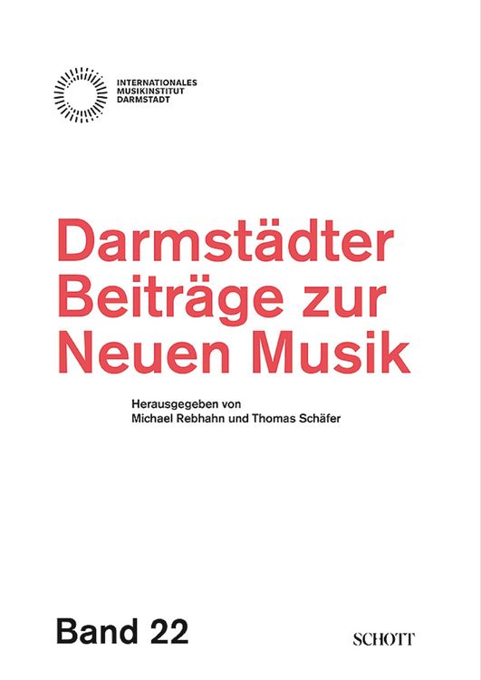 Produktbild: Darmst&auml;dter Beitr&auml;ge zur neuen Musik