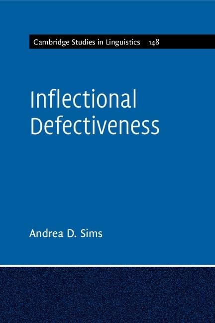 Produktbild: Inflectional Defectiveness