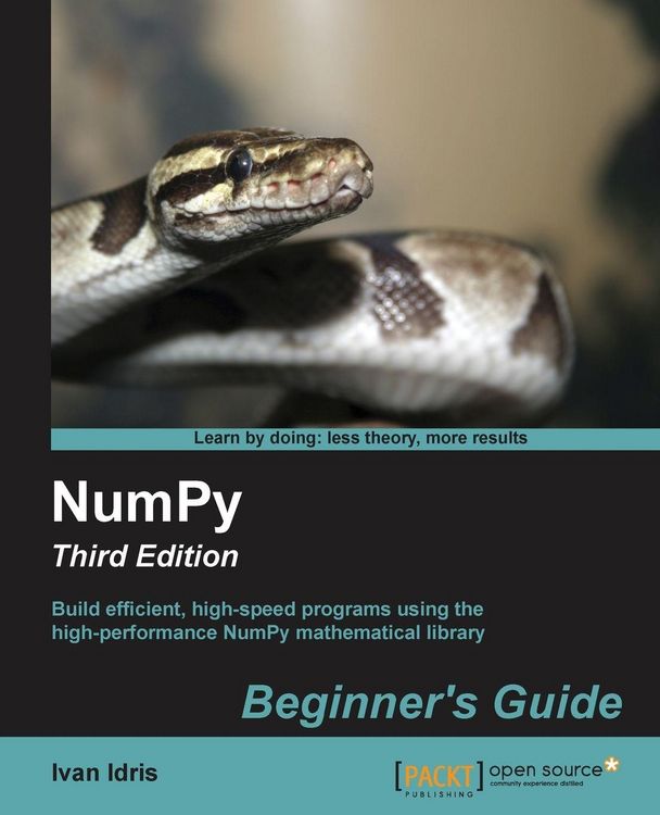 Produktbild: Numpy Beginner's Guide - Third Edition
