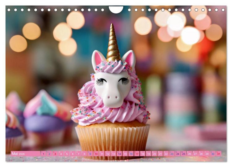 Produktbild: Cupcakes - die s&uuml;&szlig;e Verf&uuml;hrung (Wandkalender 2026 DIN A4 quer), CALVENDO Monatskalender