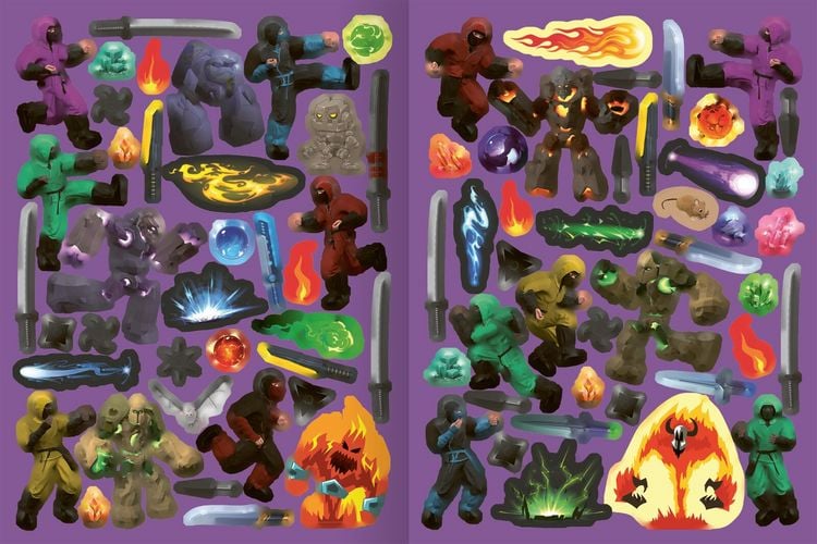 Produktbild: Mein Ninja-Stickerbuch
